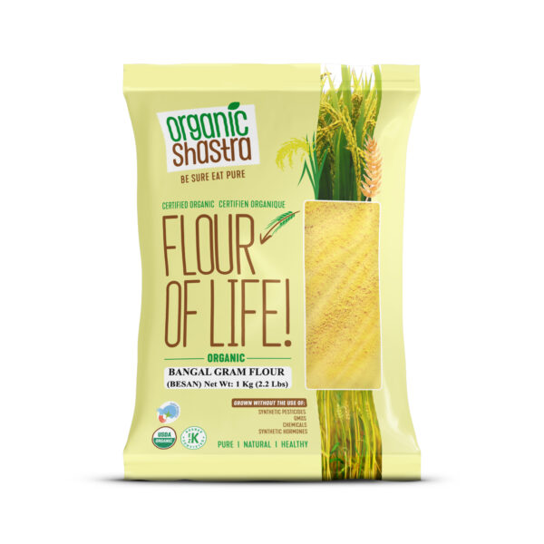 Authentic Organic Besan NO Additives and No Preservatives