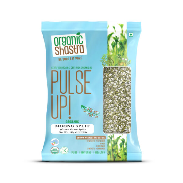 Authentic Organic Moong Split NO Additives and No Preservatives