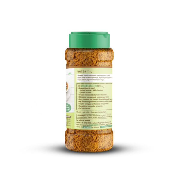 Authentic Organic Pav Bhaji Masala Pesticide and Chemical Free Gluten Free - Image 3