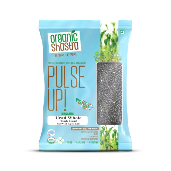 Authentic Organic Urad Whole NO Artificial Additives and NO Preservatives
