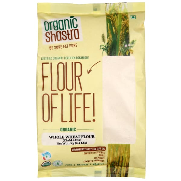 Organic Shastra Whole Wheat Flour(Chakki Aata) Buy Organic Whole Wheat