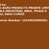 FSSAI license number and company address for Organic Shastra Turmeric Powder